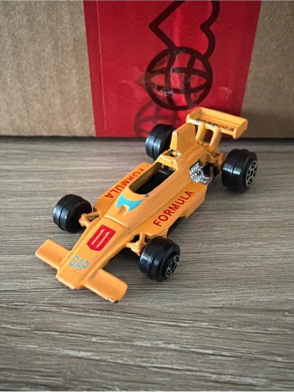 Yatming Gap #11 Formula One Diecast Model Race Car No. 1311 Yellow 1/64 1980s